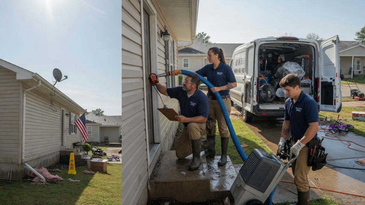 Ceiling Water Damage Restoration in Evans, WA near me
